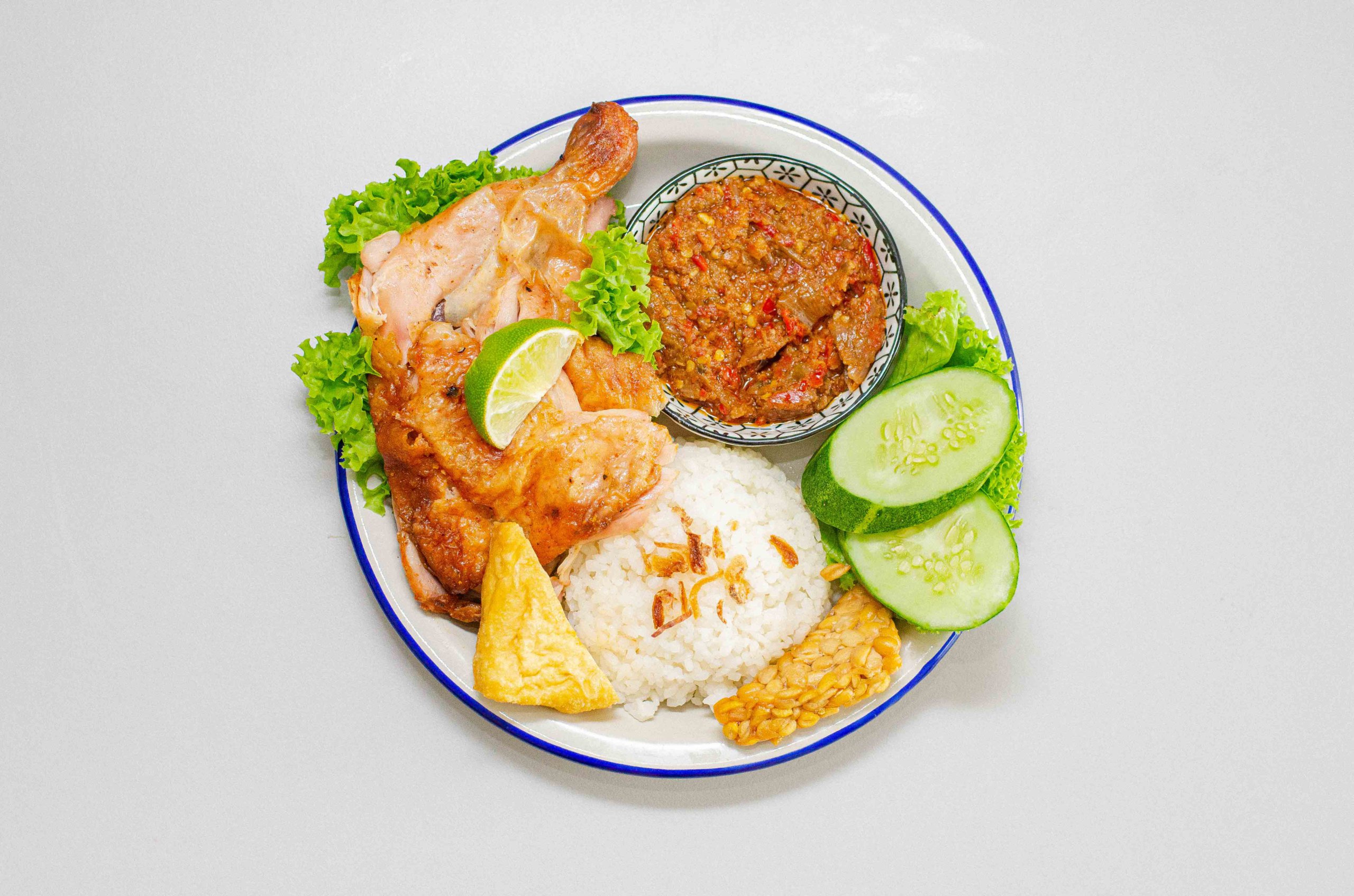 Spicy Sambal Ayam Grepek Set