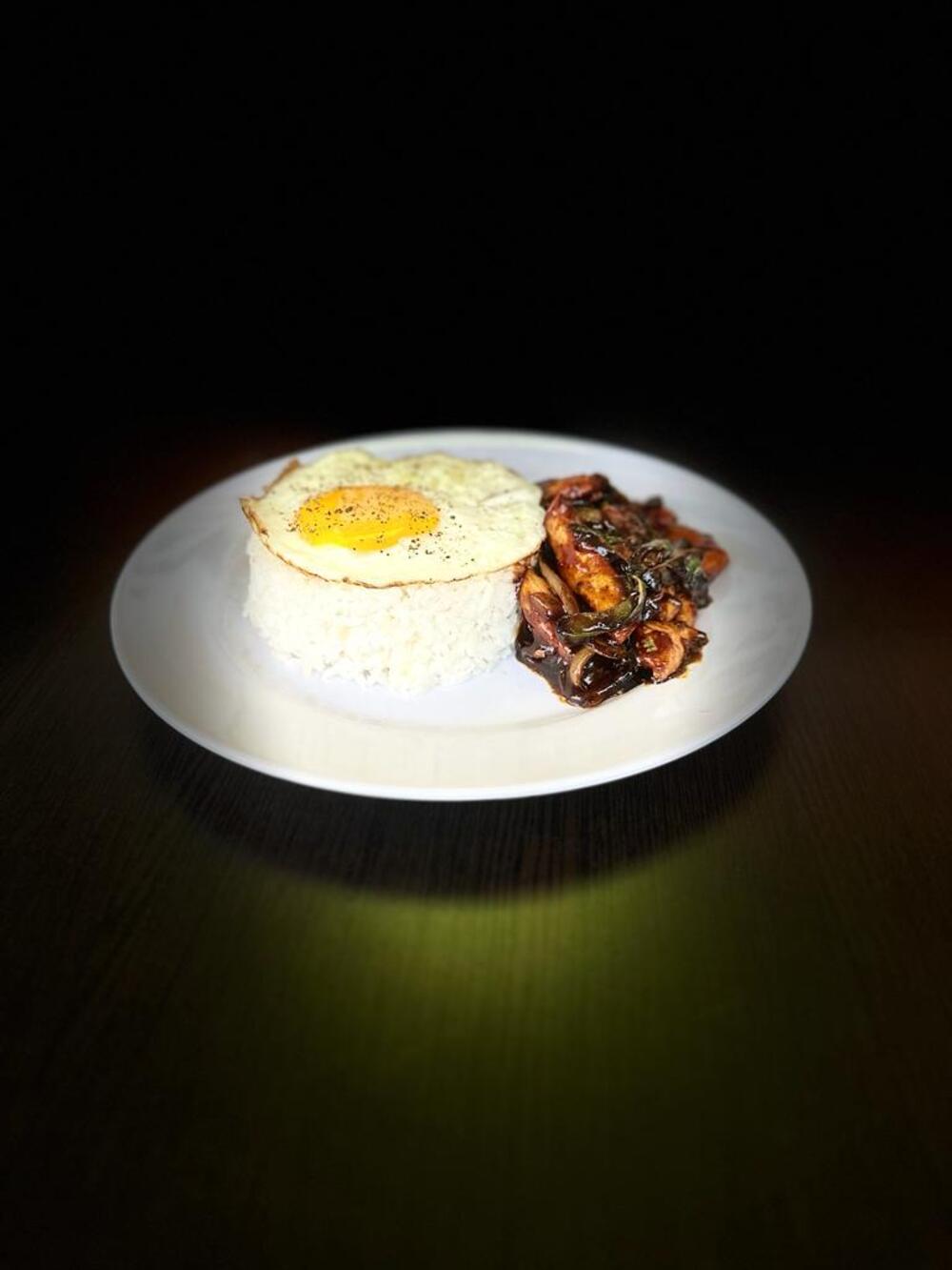 teriyaki chicken rice & sunny side up teriyaki chicken rice & sunny side up