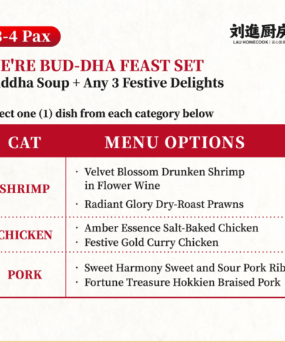 佛系嗨吃套餐 we're bud dha feast set (frozen)