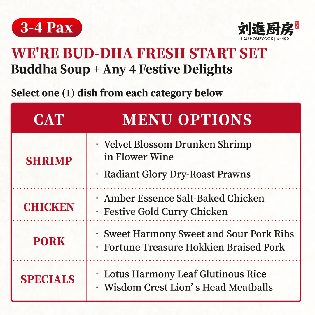 佛系迎新套餐 we're bud dha fresh start set (frozen)